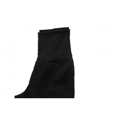 Donji dio trenirke široka pasica crni s ukrasnim džepovima