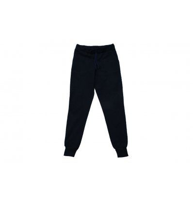 Žene - Donji dijelovi trenirke i tajice - Donji dio trenirke tamno plavi render s ukrasnim džepovima