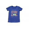 Majica kraljevsko plava - kratkih rukava - Stay cool