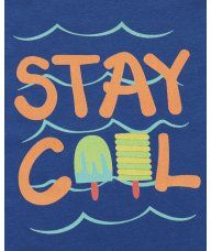 Majica kraljevsko plava - kratkih rukava - Stay cool 2