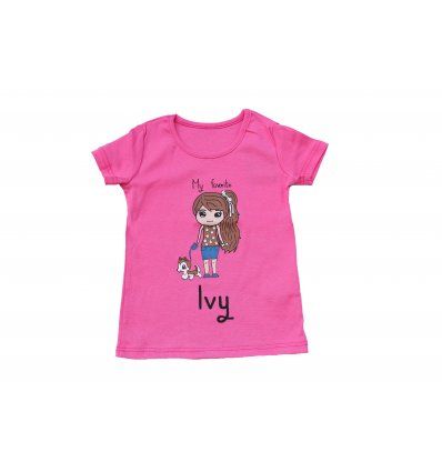Djevojčice - Majice kratkih rukava - Majica roza - Ivy