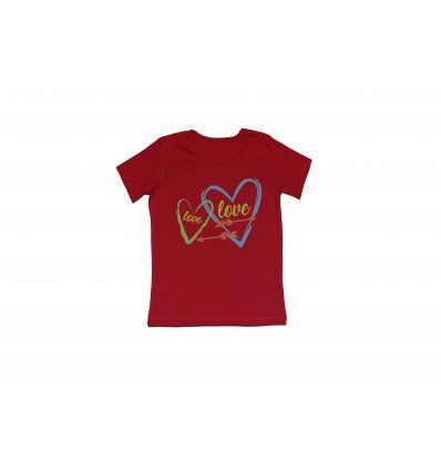 Majica kratkih rukava crvena - Love