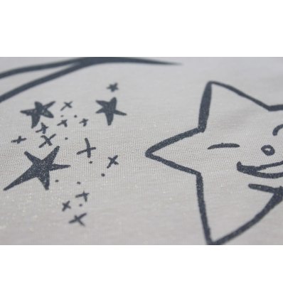 Spavaćica boje šampanjca - Mjesec i zvijezde