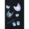 Tunika sa pasicom crna - Meow