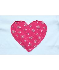 Majica bijela - kratkih rukava - Srce 2