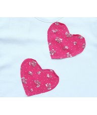 Majica dugih rukava bijela - Srca 2