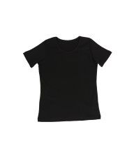 Majica uska kratki rukav crna