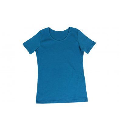 Žene - Majice kratkih rukava - Majica uska kratki rukav svijetlo plava