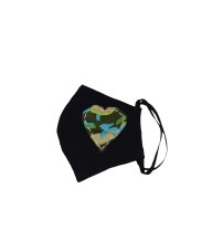 Pamučna maska za lice - Sa srcem