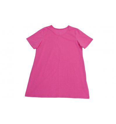 Žene - Tunike i haljine - Tunika A kroja roza kratki rukav