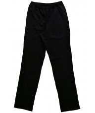 Donji dio trenirke crni bez džepa - dublji model