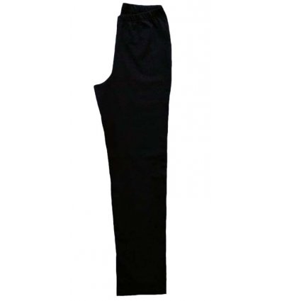 Donji dio trenirke crni bez džepa - dublji model