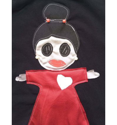 Tunika pasica sa lutkicom - Crvena haljina srce