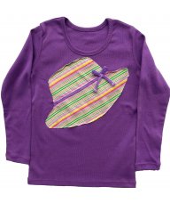 Majica lila - Veseli šeširić