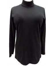 Poludolčevita sa dugim rukavima crna