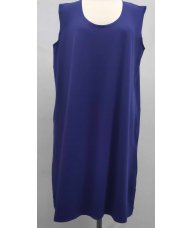 Haljina bez rukava plava supplex