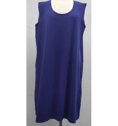 Žene - Tunike i haljine - Haljina bez rukava plava supplex