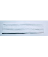 Traka za kosu bijela ravna XL