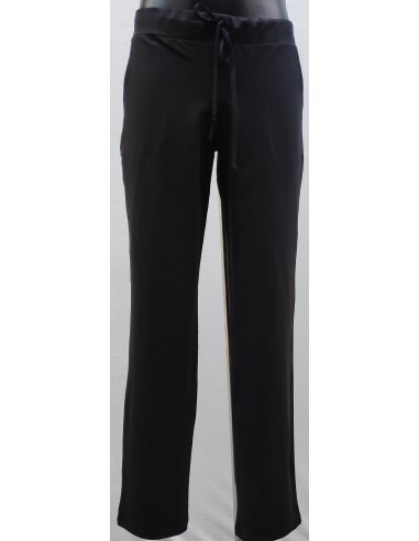 Žene - Donji dijelovi trenirke i tajice - Donji dio trenirke od tanjeg materijala crni