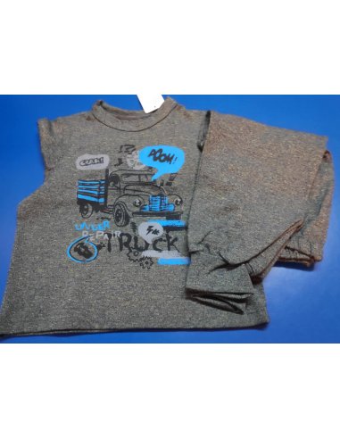 Pidžama melanž tamno plava - Truck