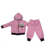 Baby komplet roza sovica