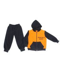 Baby komplet tamno plavi - narandžasti - kuma mi je zakon