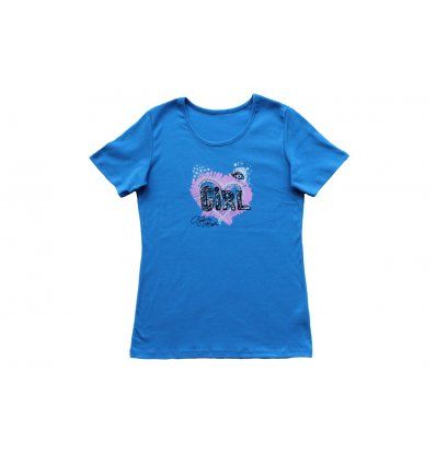 Žene - Majice kratkih rukava - Majica kratki rukav svijetlo plava Girl