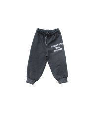 Baby hlače tamno sive melanž