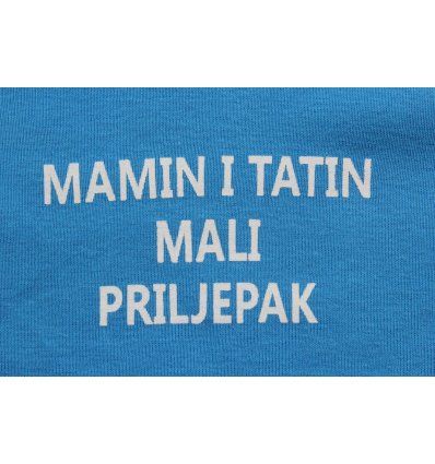 Baby majica svjetlo plava - Priljepak