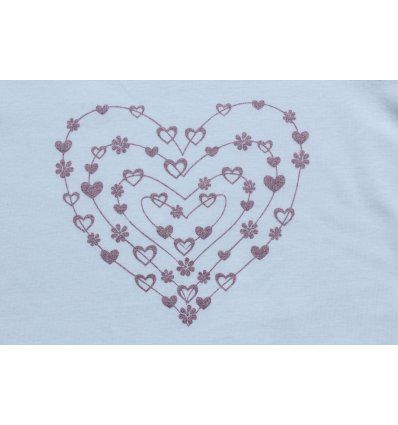 Majica uska bijela - Srce