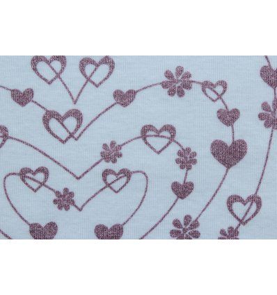 Majica uska bijela - Srce