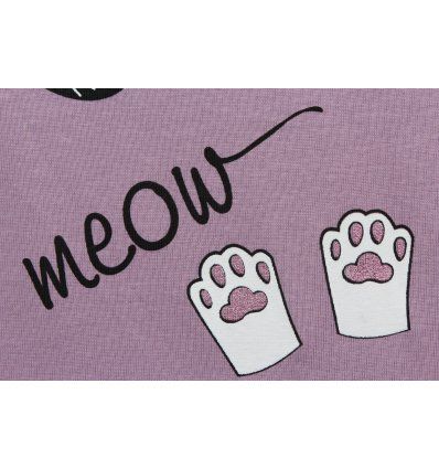 Majica uska blijedo lila - Meow