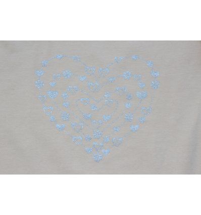 Tunika A kroja boje šampanjca - Srce