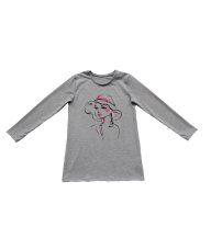 Tunika A kroja siva melanž - Djevojka