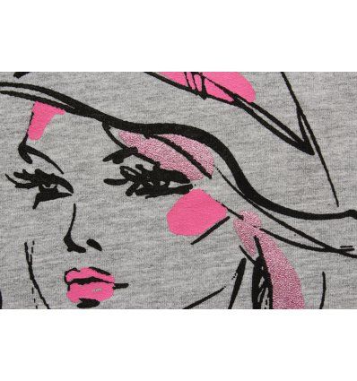 Tunika A kroja siva melanž - Djevojka