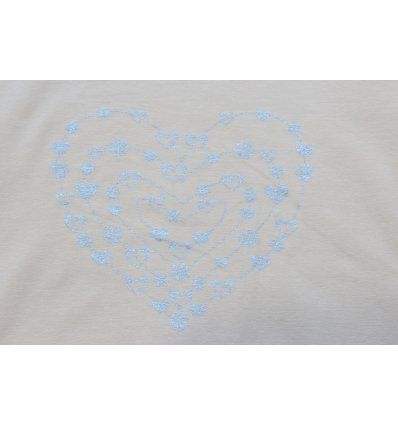 Tunika sa pasicom boje šampanjca - Srce