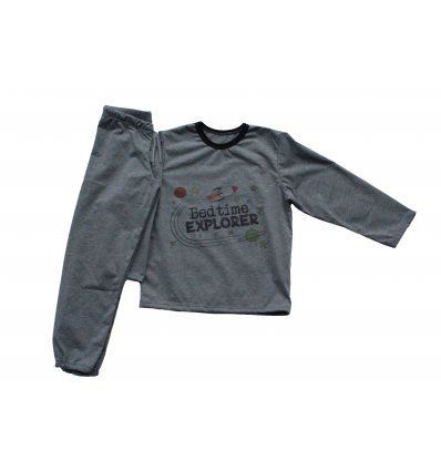 Dječaci - Pidžame - Pidžama tamno siva - Bedtime Explorer