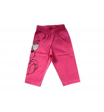 Djevojčice - Bermude, bicke i tajice capry - Tajice capry roze maca